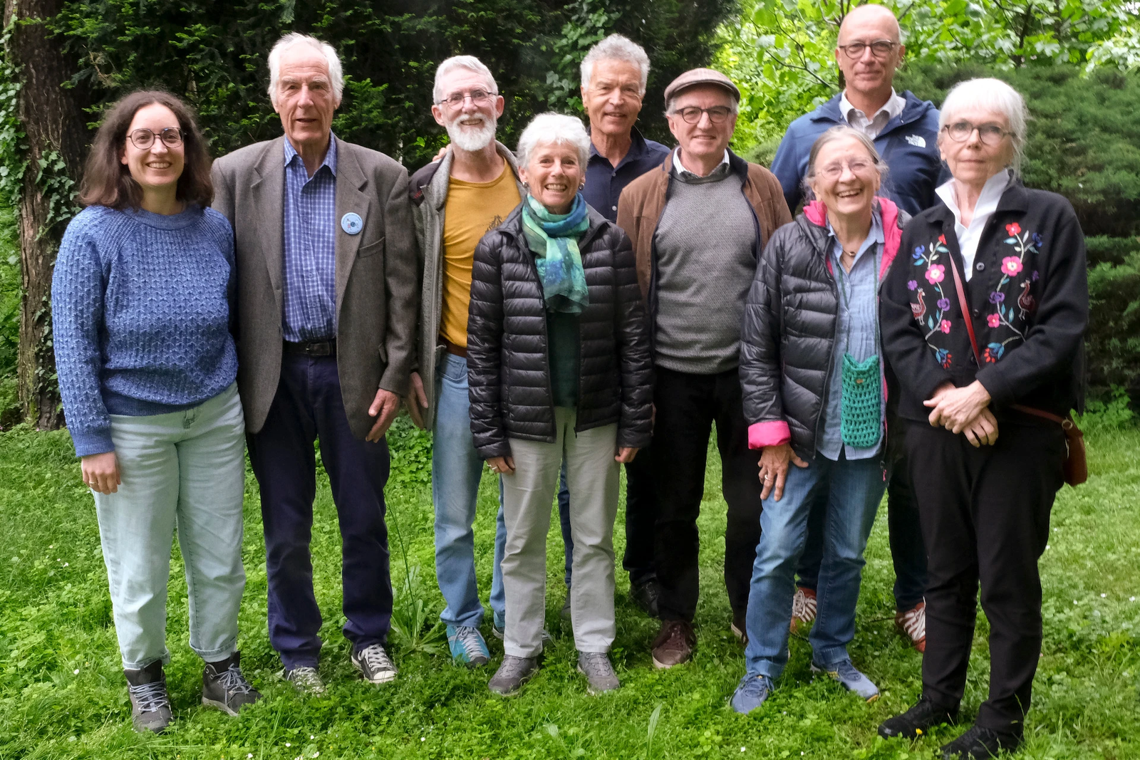 Der [highlighted]Vorstand[/highlighted] — Von links nach rechts: Marine Schneider-Frau (Sekretariat), Martin Bettler, Jean-Luc Gérard, Jacqueline Lecoq, René Jaccard, Jakob Huber, Peter Ettlin, Laurence Martin, Eva Affolter Svenonius